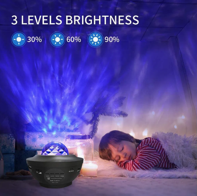 LED Starry Sky Projector with Music & Remote